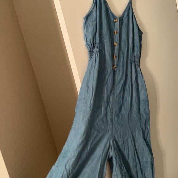 Thread and Supply denim jumpsuit, large - Picture 3 of 3